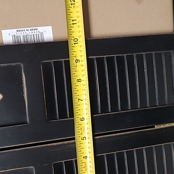 Rustic Black Mini Shutter Decor - Picture 5 of 6